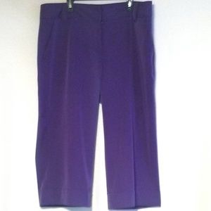 Cato Cuffed Capri Pants Size 14